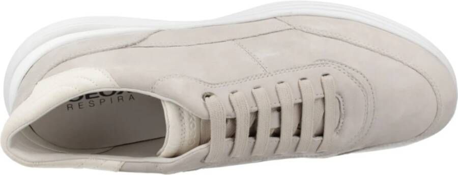 Geox Stijlvolle Fluctis Herensneakers Beige Heren