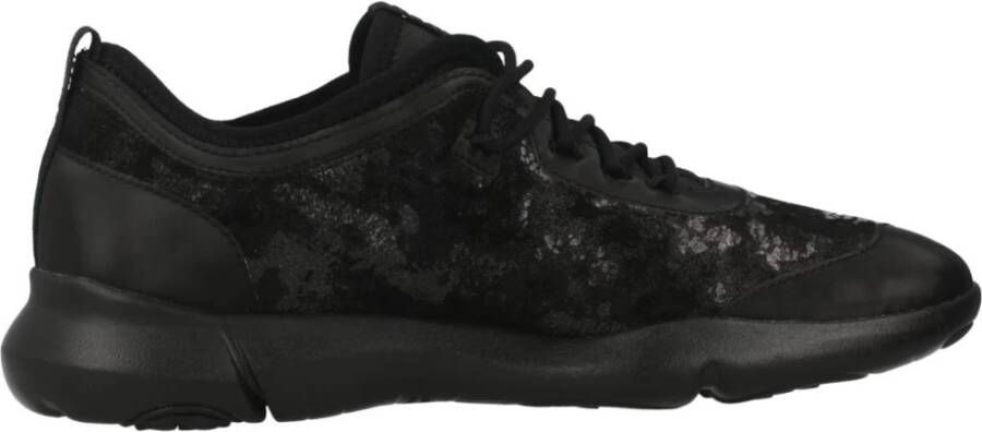 Geox Stijlvolle Nebula X Sneakers voor Vrouwen Black Dames