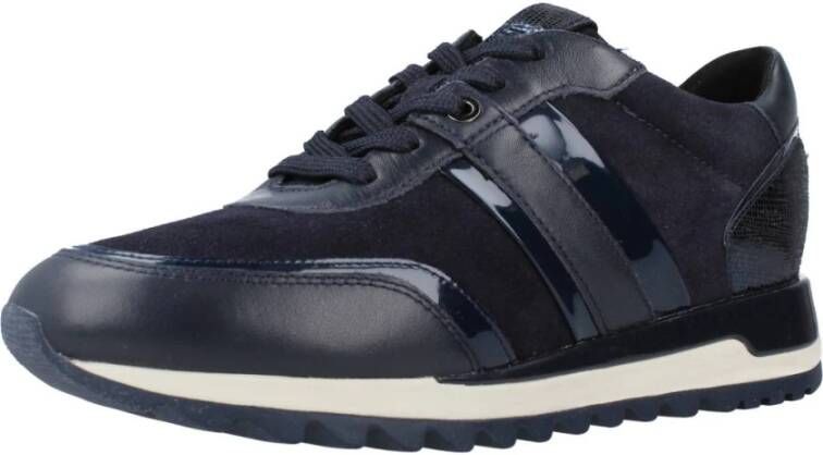 Geox Stijlvolle Casual Sneakers voor Vrouwen Blue Dames