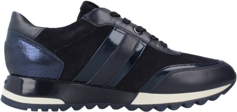 Geox Stijlvolle Casual Sneakers voor Vrouwen Blue Dames