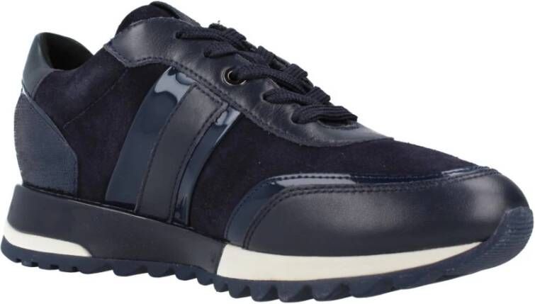 Geox Stijlvolle Casual Sneakers voor Vrouwen Blue Dames