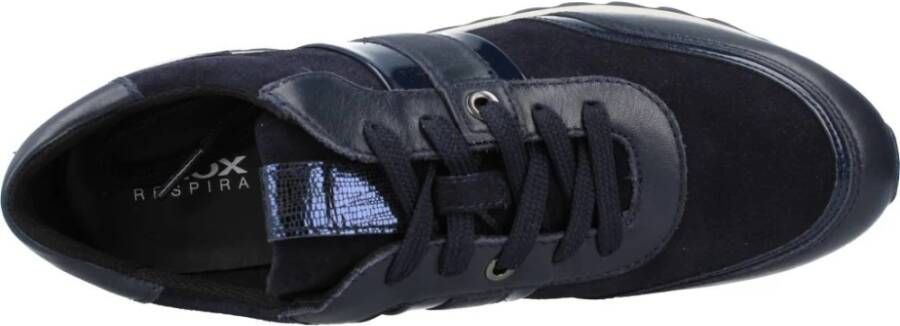 Geox Stijlvolle Casual Sneakers voor Vrouwen Blue Dames