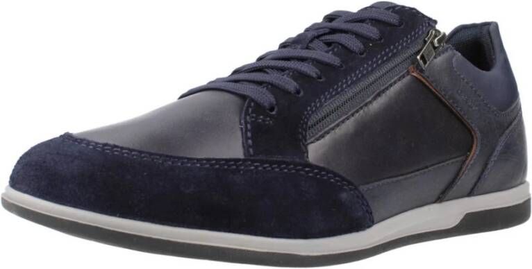Geox Moderne Stijlvolle Sneakers Black Heren