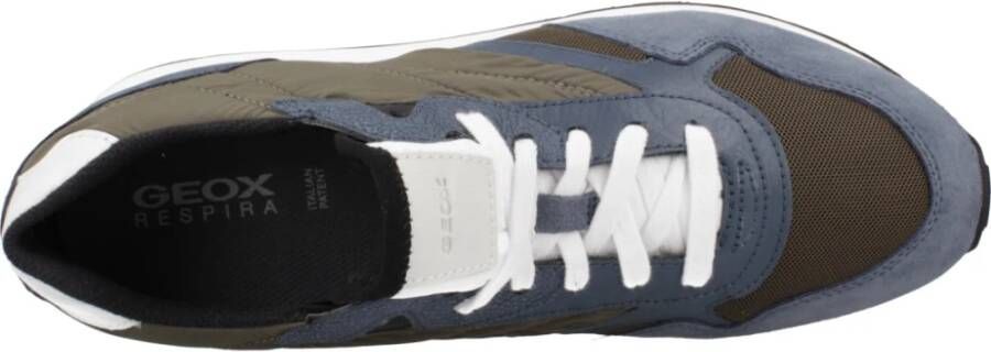 Geox Stijlvolle Heren Casual Sneakers Blue Heren