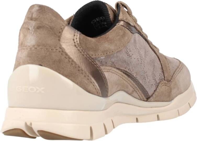 Geox Stijlvolle Damessneakers Brown Dames