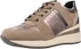 Geox Stijlvolle Casual Sneakers voor Vrouwen Brown Dames - Thumbnail 3