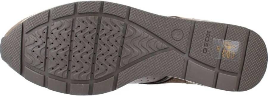 Geox Stijlvolle Casual Sneakers voor Vrouwen Brown Dames