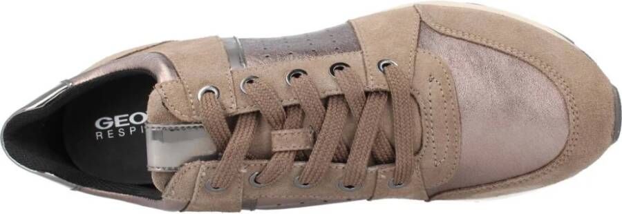 Geox Stijlvolle Casual Sneakers voor Vrouwen Brown Dames