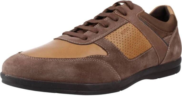 Geox Stijlvolle Herensneakers Brown Heren