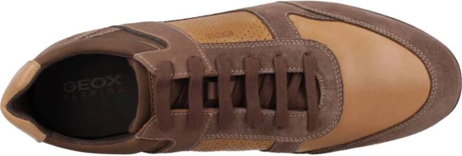 Geox Stijlvolle Herensneakers Brown Heren