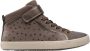 GEOX J kalispera sneakers grijs Imitatieleer - Thumbnail 6