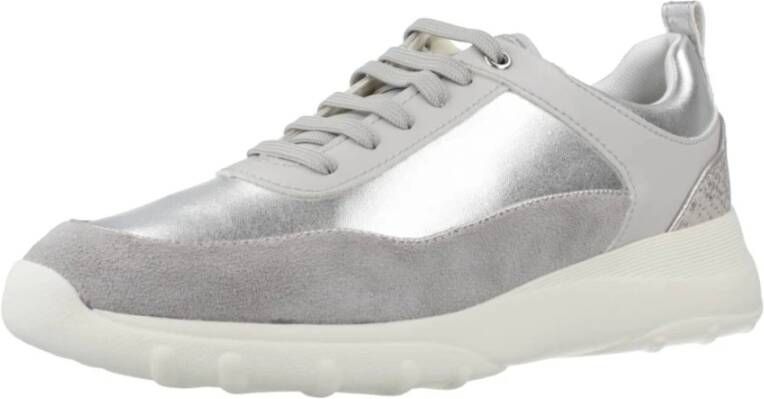 Geox Stijlvolle Casual Sneakers voor Vrouwen Gray Dames