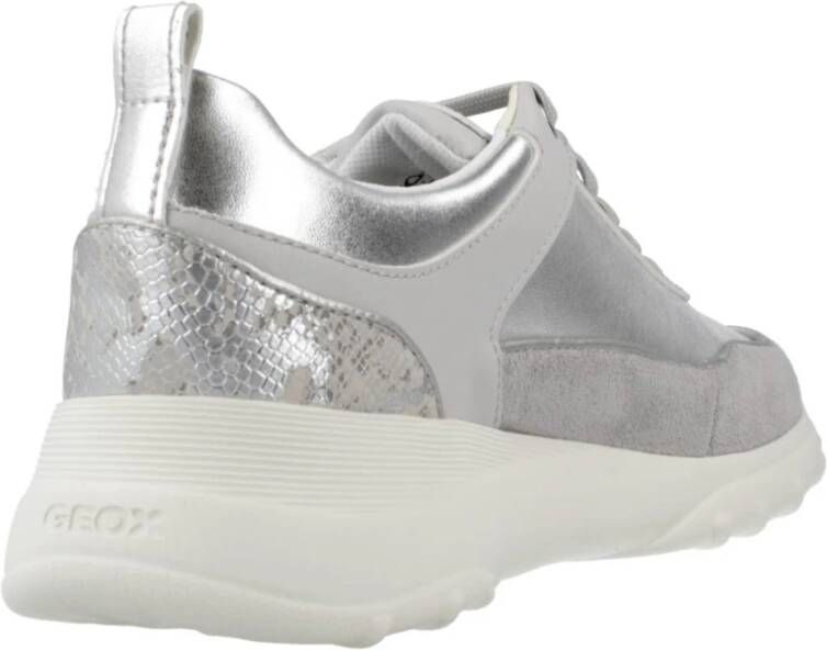 Geox Stijlvolle Casual Sneakers voor Vrouwen Gray Dames