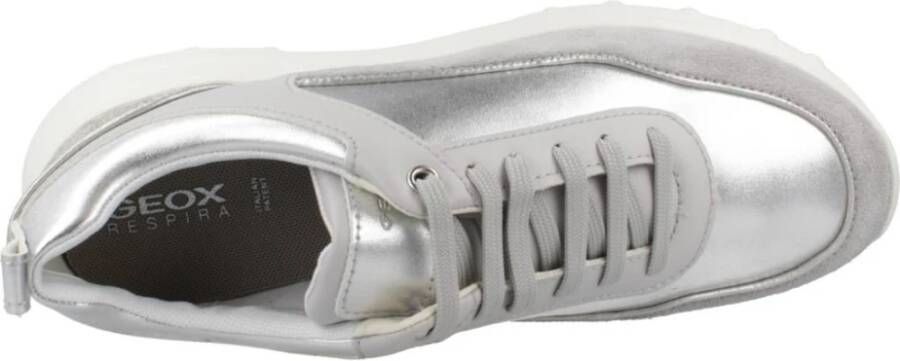 Geox Stijlvolle Casual Sneakers voor Vrouwen Gray Dames