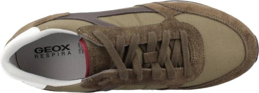 Geox Stijlvolle Heren Casual Sneakers Green Heren
