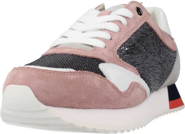 Geox Stijlvolle Casual Sneakers voor Vrouwen Pink Dames