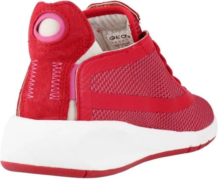 Geox Stijlvolle Aerantis C Sneakers Red Dames