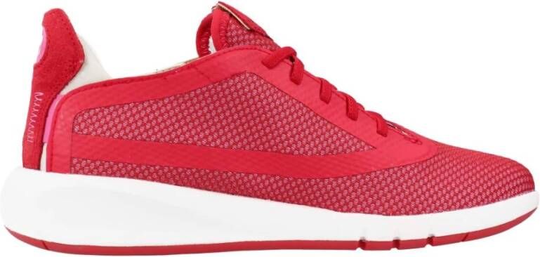 Geox Stijlvolle Aerantis C Sneakers Red Dames
