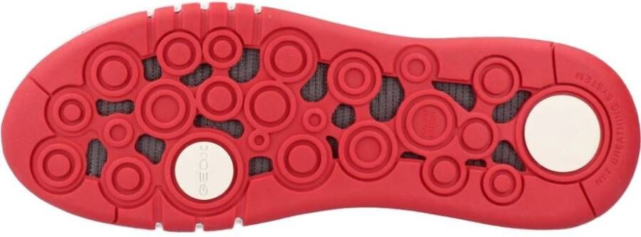 Geox Stijlvolle Aerantis C Sneakers Red Dames