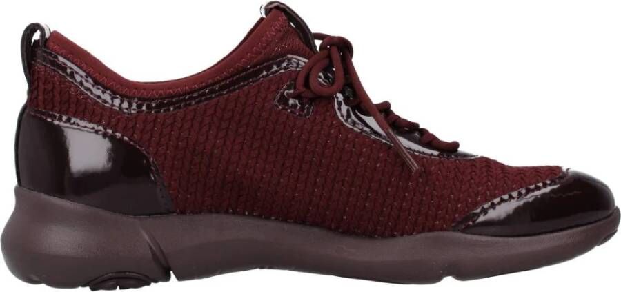 Geox Stijlvolle Nebula X Damessneakers Black Dames