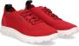 Geox Rode Casual Textiel Sneakers Red Heren - Thumbnail 11