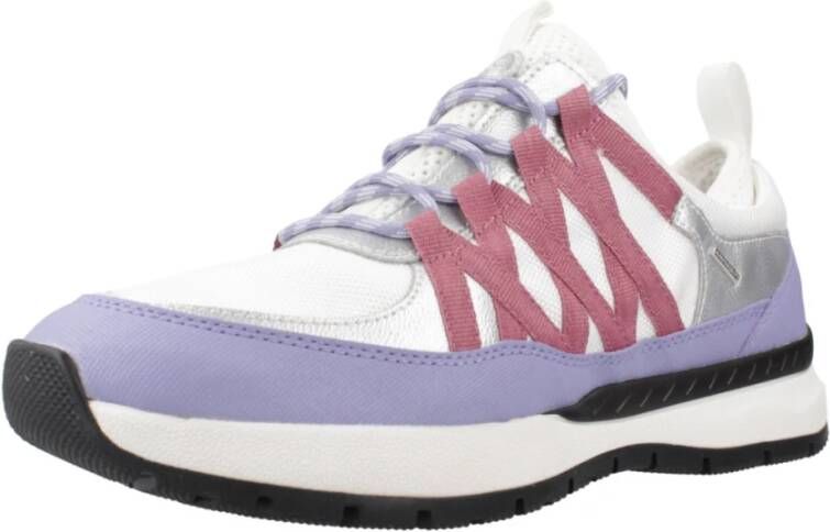 Geox Stijlvolle Sneakers voor modebewuste vrouwen White Dames