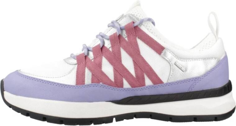Geox Stijlvolle Sneakers voor modebewuste vrouwen White Dames