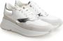 Geox Vetersneakers met ronde neus en platform White Dames - Thumbnail 5