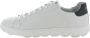 Geox Iconische Sneaker met Hoog Comfort en Ademend Vermogen White Heren - Thumbnail 12