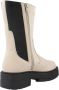 Geox Ademende en Gedempte Leren Hoge Laarzen Beige Dames - Thumbnail 5