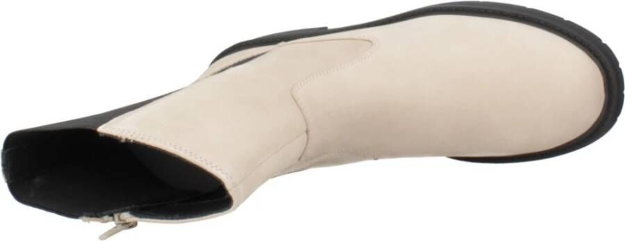 Geox Spherica Enkellaarzen Beige Dames