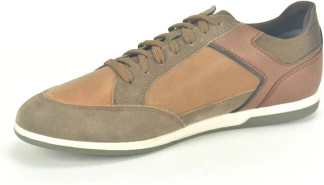 Geox Sportieve Cognac Sneakers