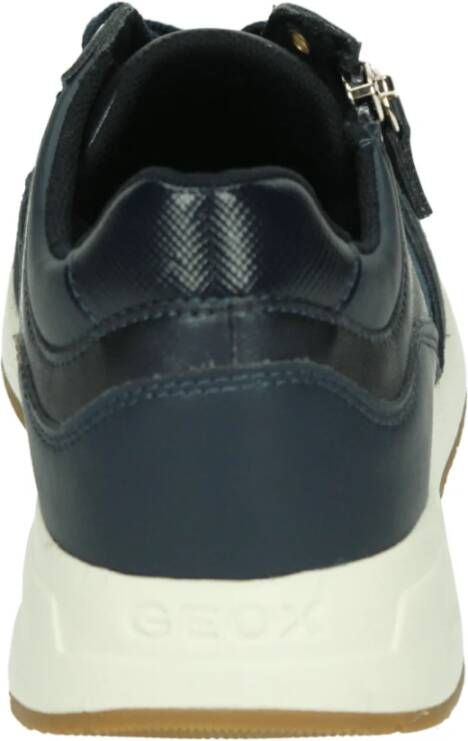 Geox Sportieve Lage Damesschoenen Blauw