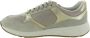 Geox Beige Casual Textiel Sneakers met 4cm Rubberen Zool Beige Dames - Thumbnail 7