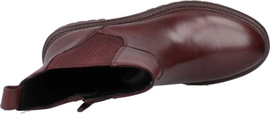 Geox Klassieke Chelsea Boots met Iridea Detail Beige Dames