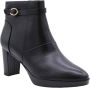 Geox Stijlvolle Enkellaars Bourbon Black Dames - Thumbnail 11