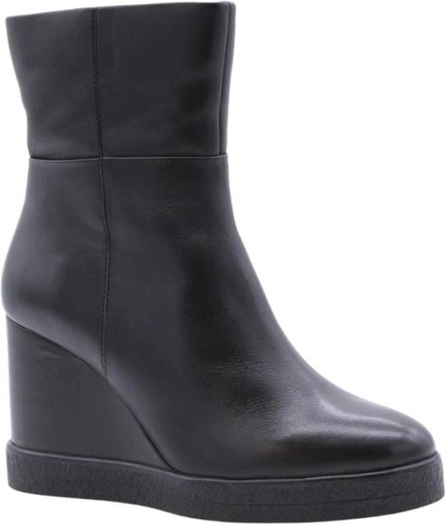 Geox Stijlvolle Enkellaarsjes Black Dames