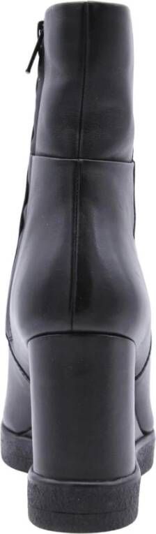 Geox Stijlvolle Enkellaarsjes Black Dames