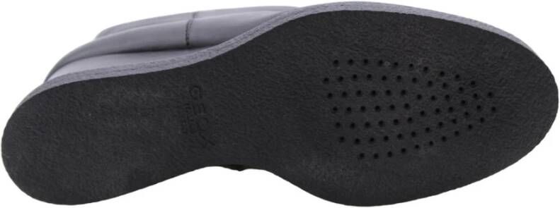 Geox Stijlvolle Enkellaarsjes Black Dames
