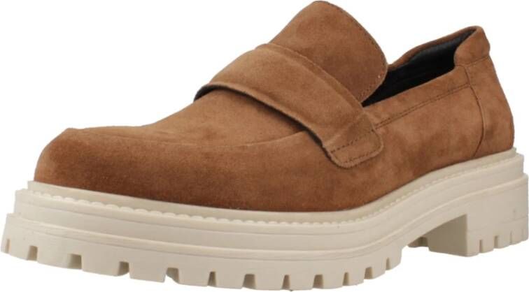 Geox Stijlvolle Iridea Loafers Brown Dames