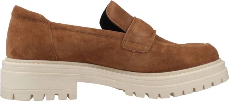 Geox Stijlvolle Iridea Loafers Brown Dames
