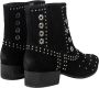 Geox Stijlvolle laarzen met rits en metalen versieringen Zwart Dames - Thumbnail 2
