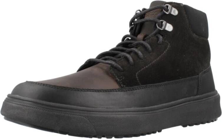 Geox Stijlvolle Lace-up Laarzen Brown Heren