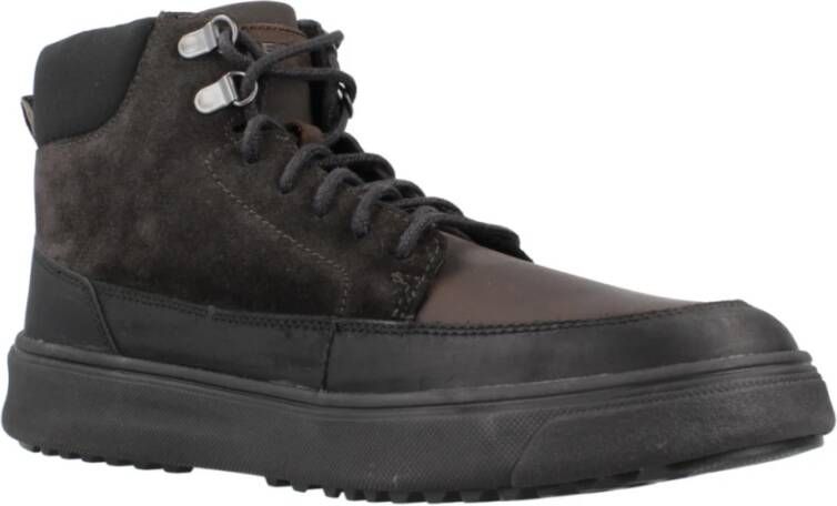 Geox Stijlvolle Lace-up Laarzen Brown Heren
