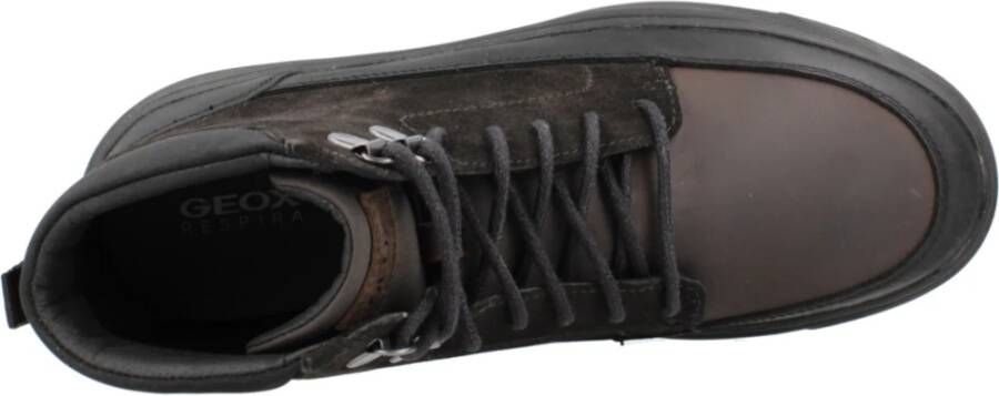 Geox Stijlvolle Lace-up Laarzen Brown Heren