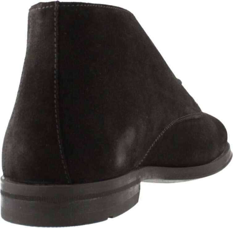 Geox Stijlvolle Lace-up Laarzen Brown Heren