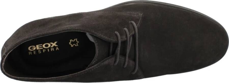 Geox Stijlvolle Lace-up Laarzen Brown Heren