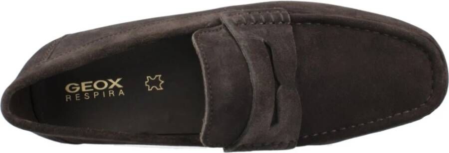 Geox Stijlvolle Loafers met Gripzool Brown Heren