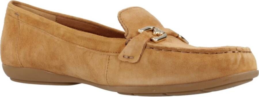 Geox Stijlvolle Loafers voor Vrouwen Brown Dames