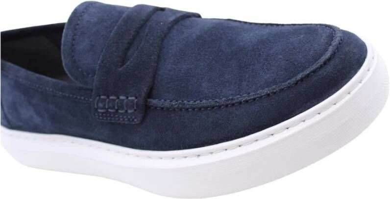 Geox Stijlvolle Mocassin Schoenen Blue Heren